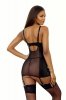 Set dress and thongs 110836 black S